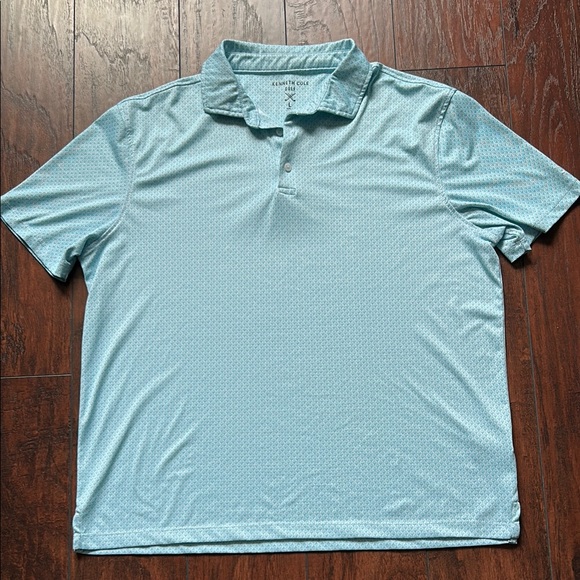 Kenneth Cole Other - Kenneth Cole Blue Polo Shirt Casual Comfort